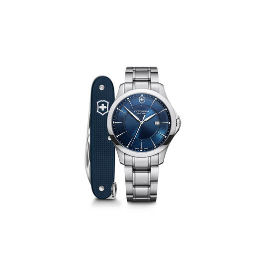 VICTORINOX JUEGO DE RELOJ ALLIANCE CON NAVAJA SUIZA