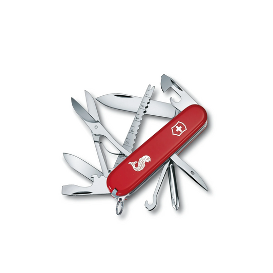 VICTORINOX NAVAJA SUIZA FISHERMAN, ROJO