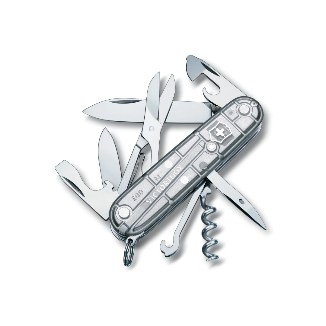 VICTORINOX NAVAJA SUIZA CLIMBER, SILVER TRANSPARENTE