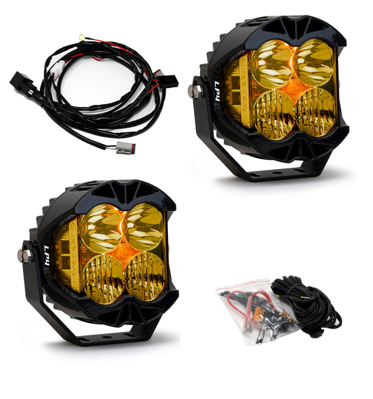 BAJA DESIGNS PAR DE FAROS LP4 PRO - LED AMBAR