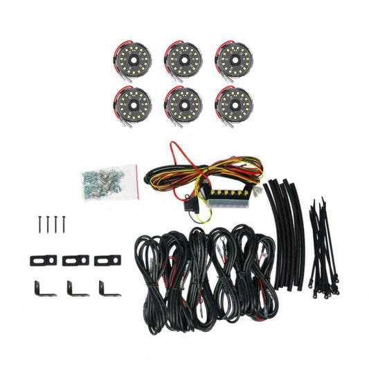 KC HILITES KIT DE 6 LUCES LED CYCLONE V2 NEBLINEROS