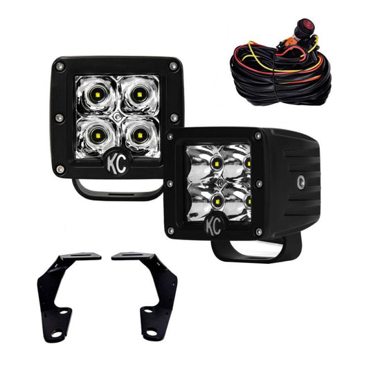 KC CUBO LED SERIE C3 SISTEMA DE 2 LUCES DE 12 W freeshipping - All Racing Perú