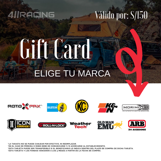 GIFT CARD ALL RACING