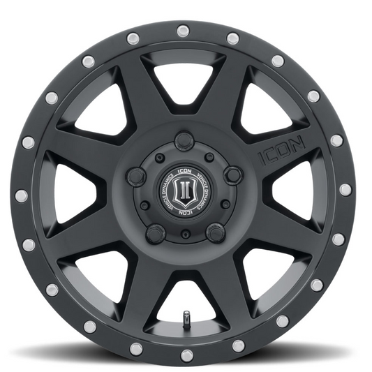 ICON ALLOYS REBOUND SAT BLACK ARO 17" PARA VW AMAROK