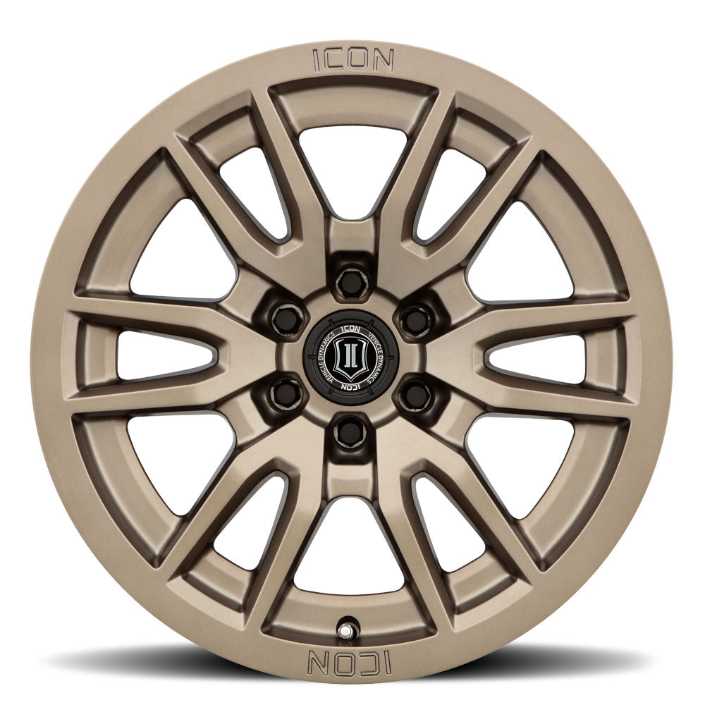 ICON ALLOYS VECTOR 6 BRONZE ARO 17" freeshipping - All Racing Perú