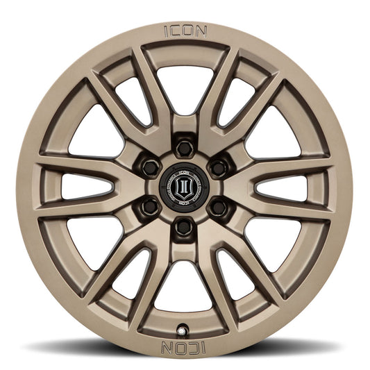 ICON ALLOYS VECTOR 6 BRONZE ARO 17" freeshipping - All Racing Perú